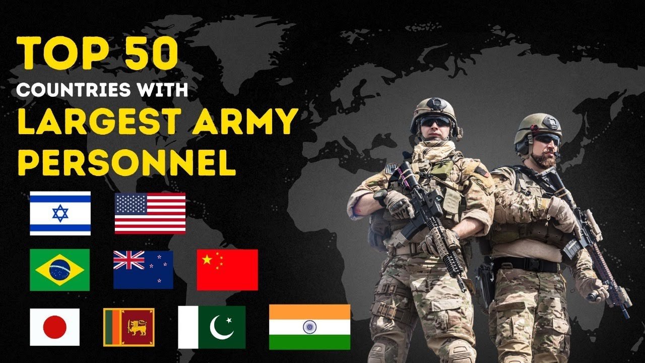 You are currently viewing Top 50 Countries with the Largest Army Personnel | 2024 Global Military Ranking