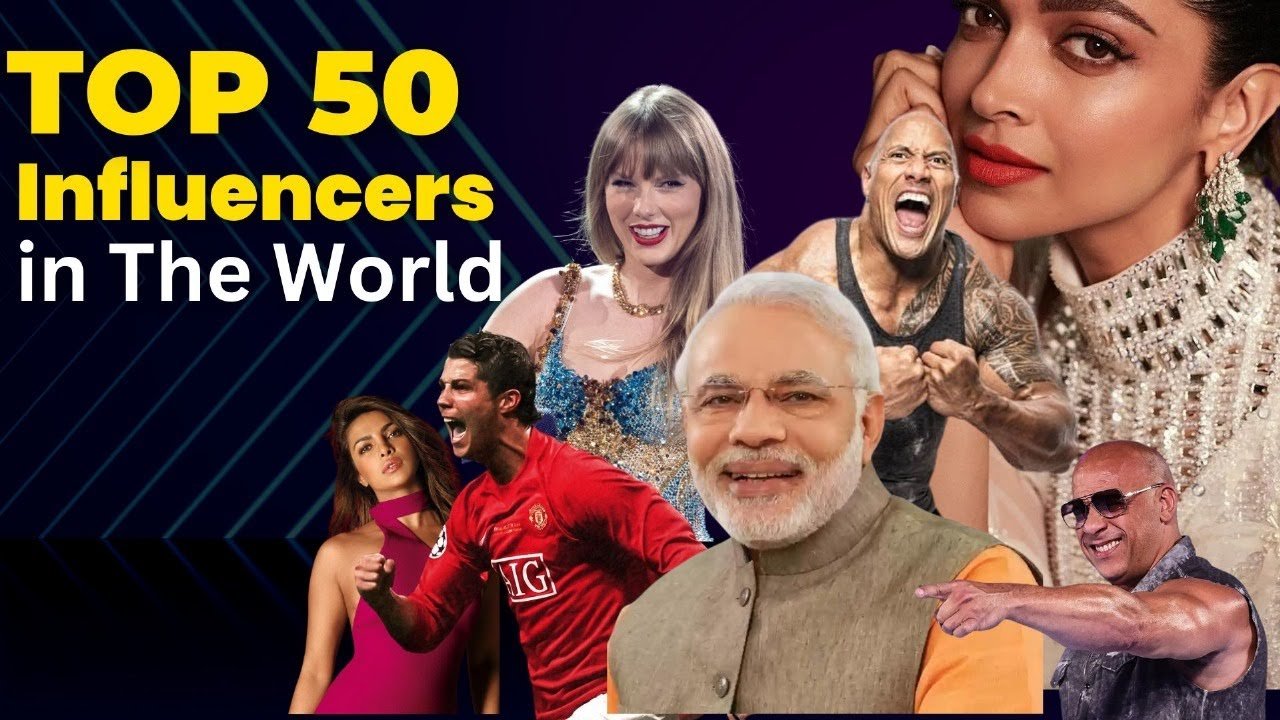 You are currently viewing Worlds Top 50 Influencers Across Social Media Platforms