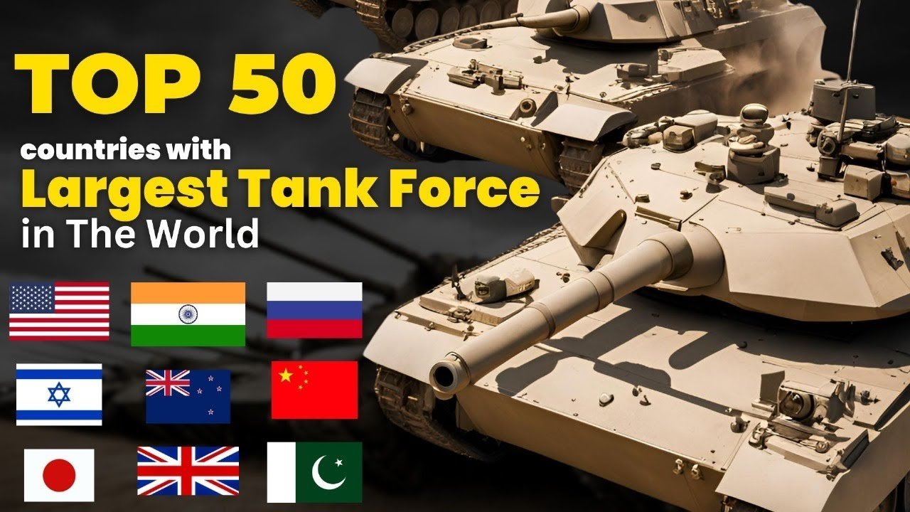 You are currently viewing Top 50 Countries with Largest Tank Forces in the World (2024)
