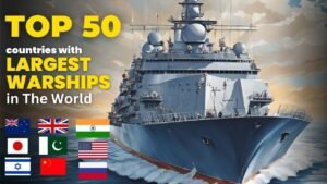 Read more about the article Top 50 Countries with the Largest Warships in the World | Naval Power Rankings 2024