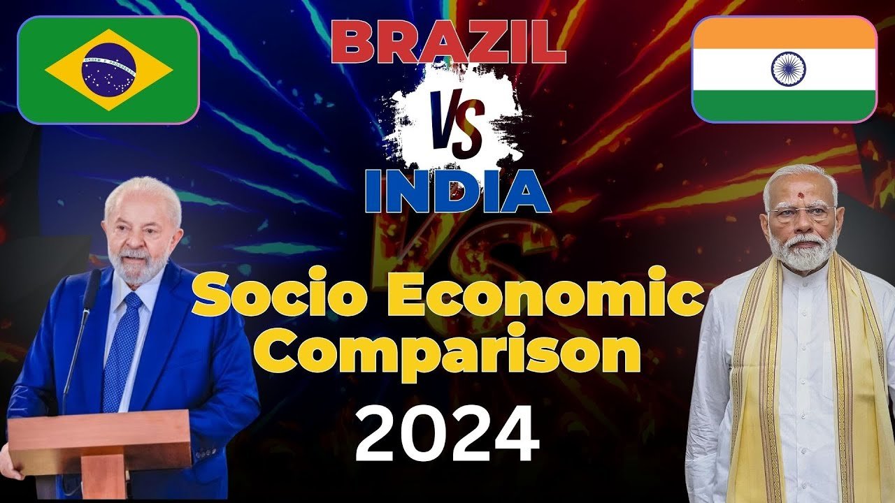 You are currently viewing India vs Brazil Social Economic Comparison