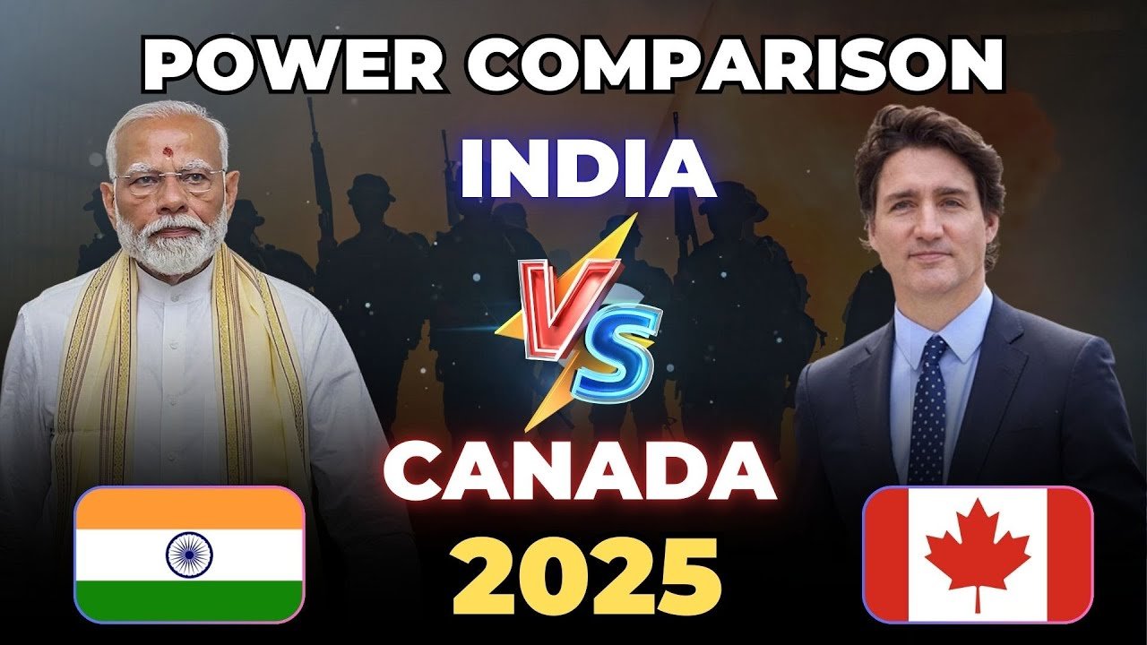 You are currently viewing INDIA Vs CANADA Power Comparison 2025