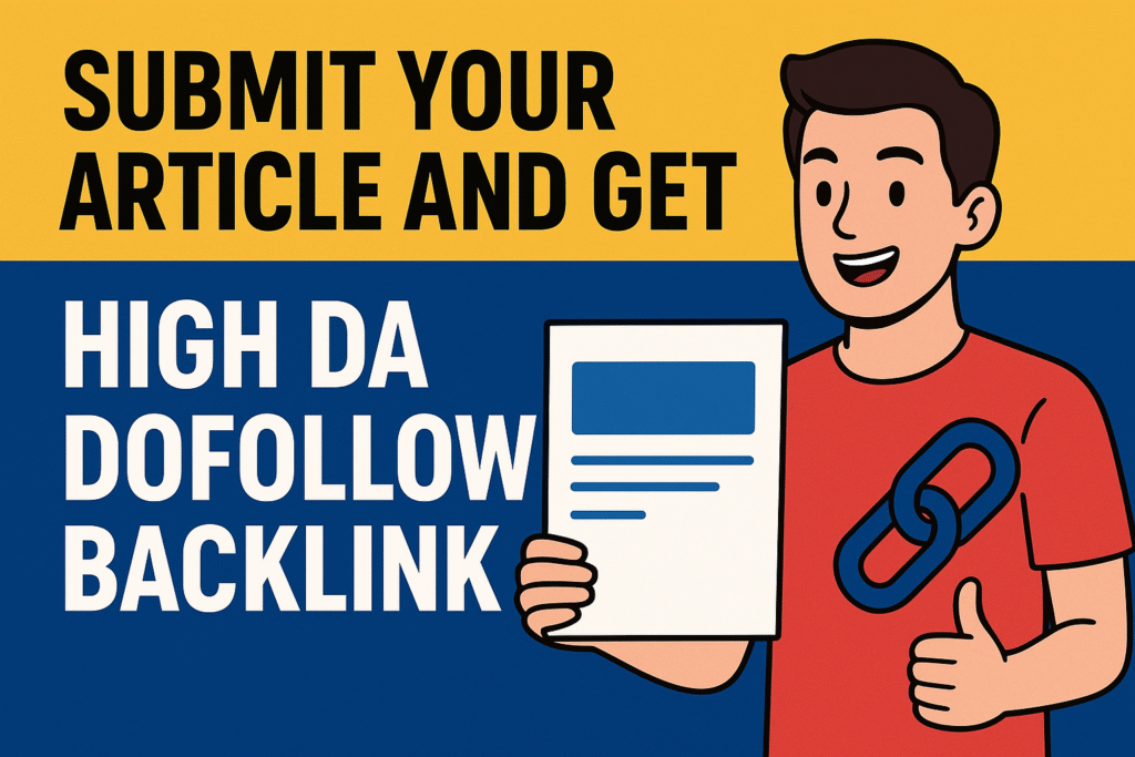 Get high DA Dofollow Backlink
