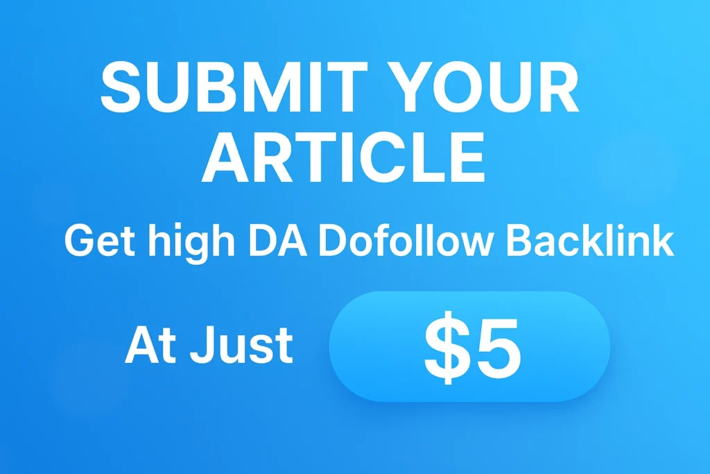 Get high DA Dofollow Backlink